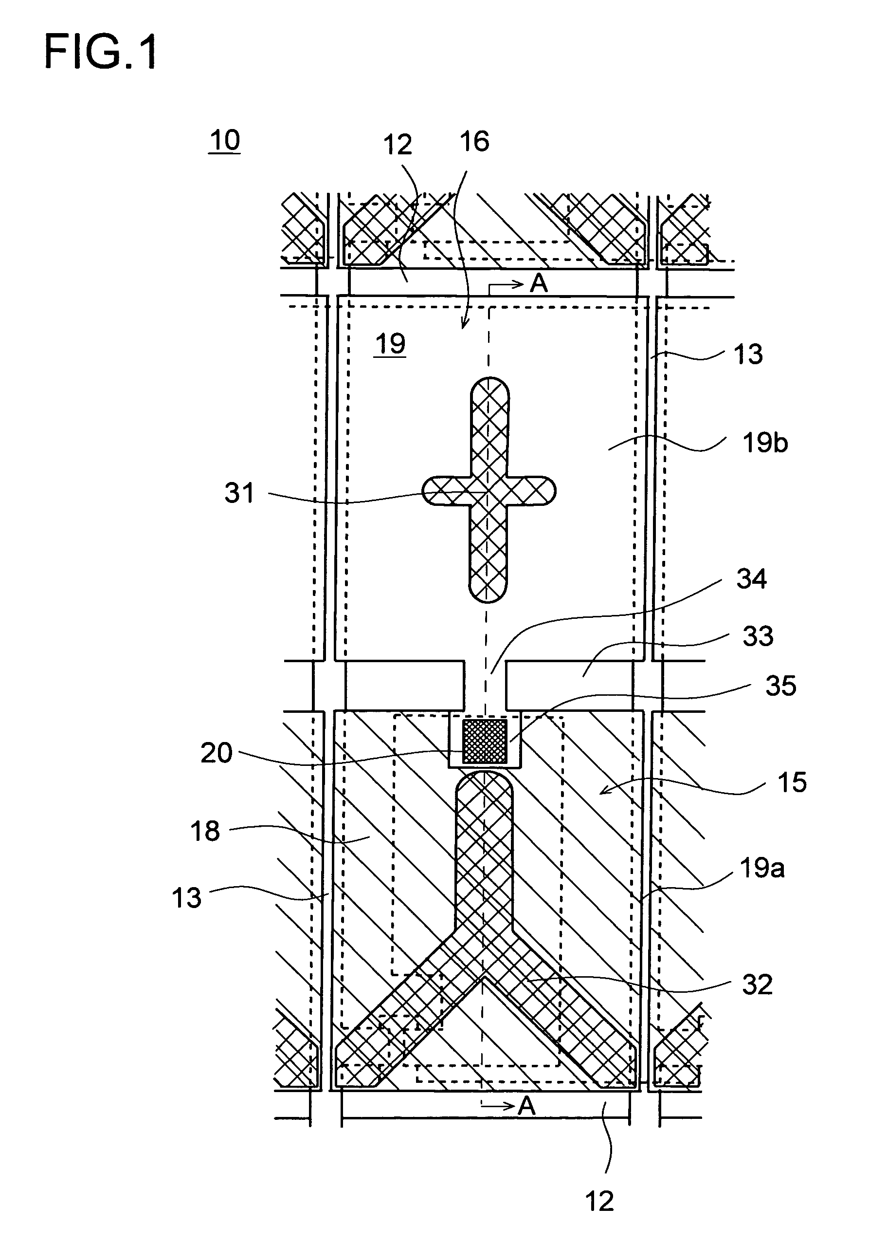 Semi-transmissive liquid crystal display panel