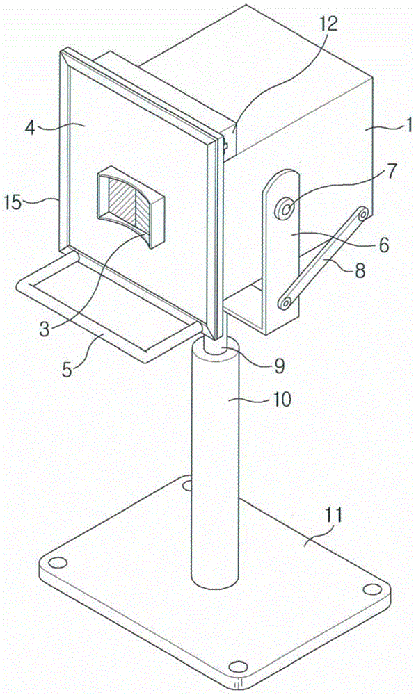 3D observation device with glassless mode