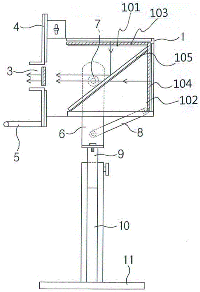 3D observation device with glassless mode