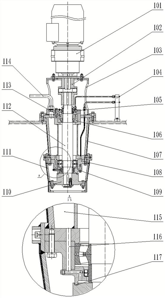 Non-central blanking type solid shaft transmission pulverized coal separator and use method