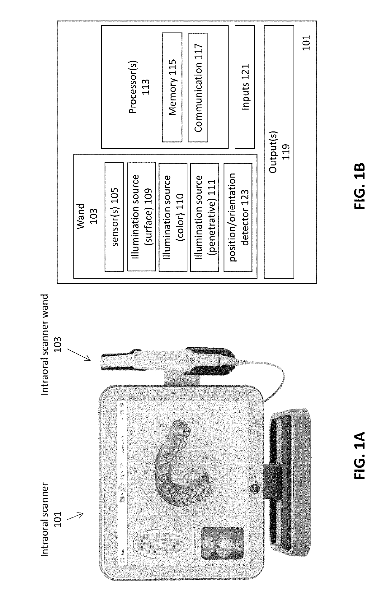 Methods and apparatuses for forming a three-dimensional volumetric model of a subject's teeth