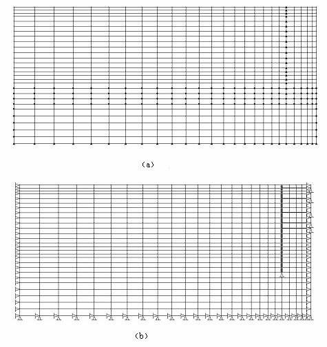 Method for calculating and processing inrushing destruction of excavation and depressurization coupling effect of foundation pit with confined water
