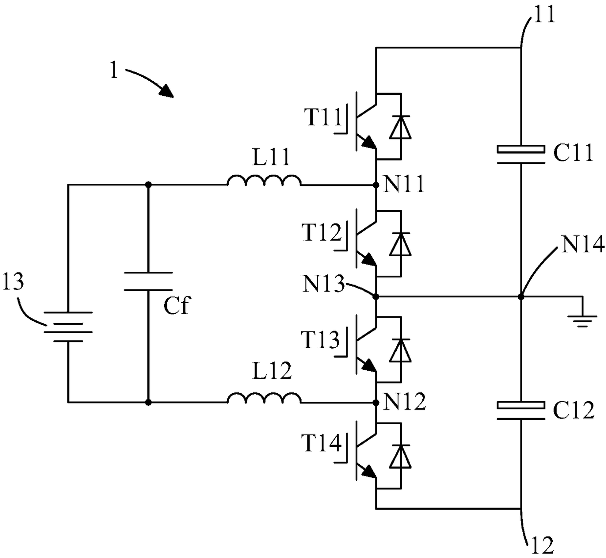 Uninterruptible power supply, DC-DC converter and control method and control device thereof