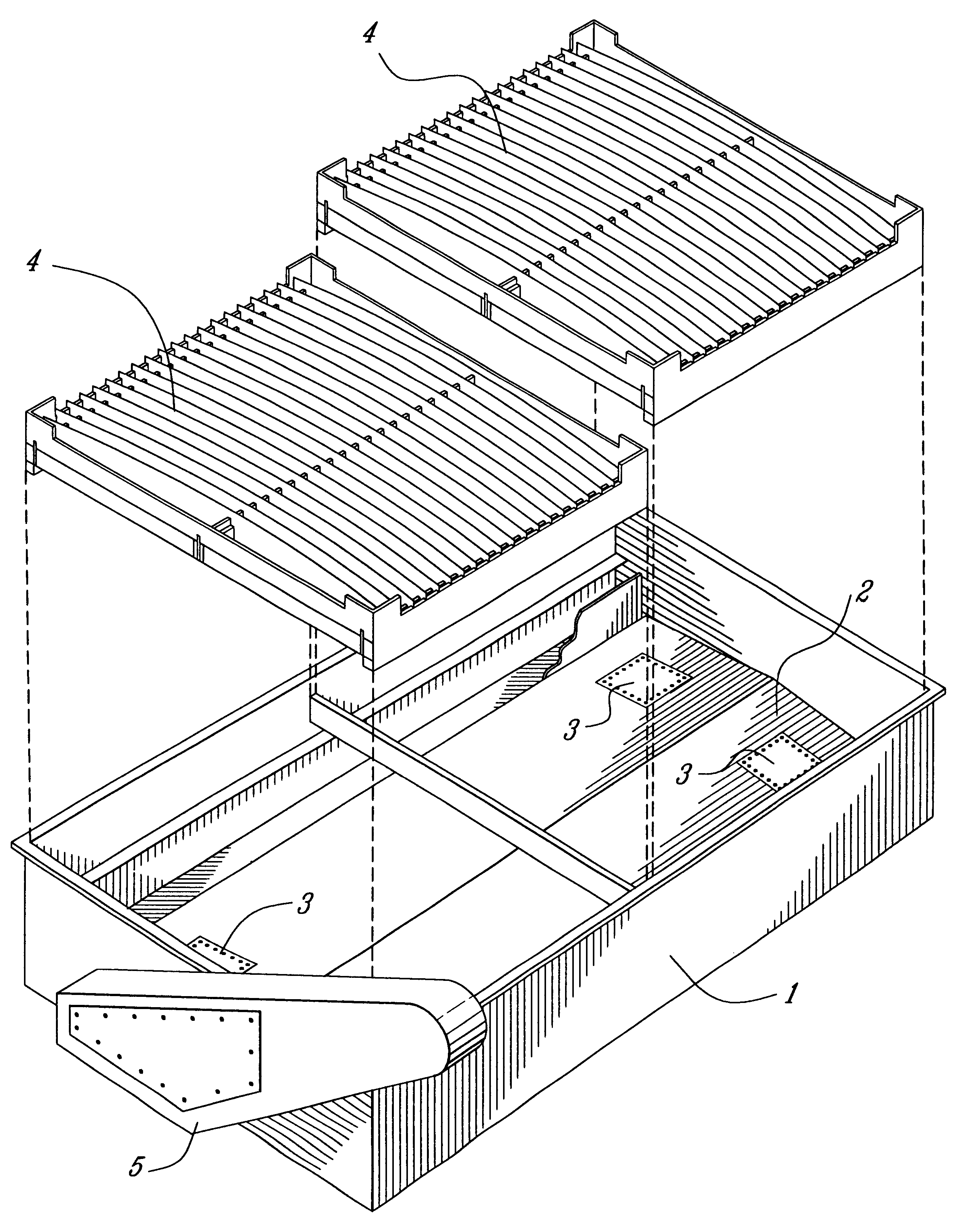 Water table with a system for modifying its interior volume and cleaning its water