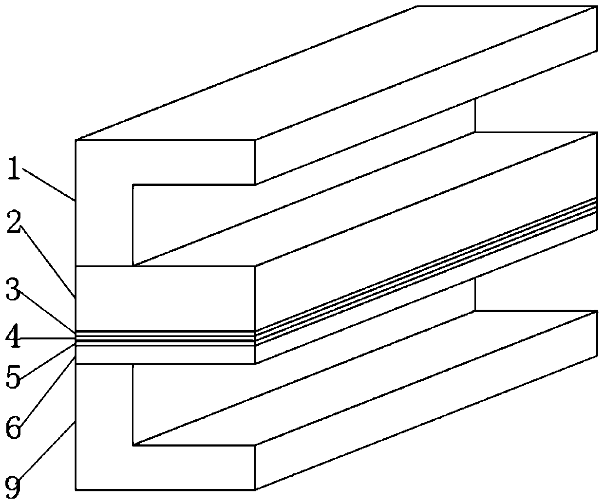 Cathode optimization structure of solid oxide fuel cell metal foam runner