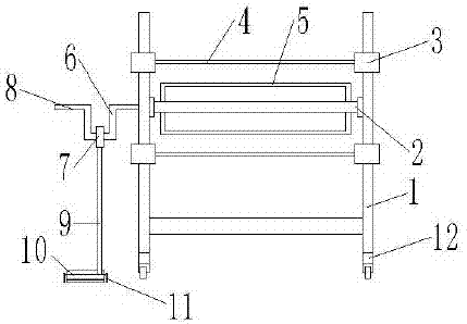 Fishing net reeling device