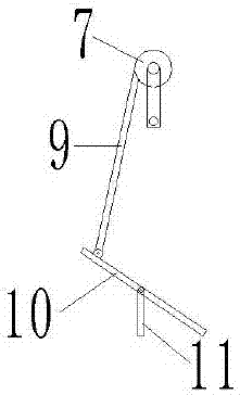 Fishing net reeling device