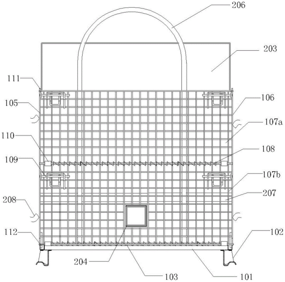 A device for grain transportation and storage