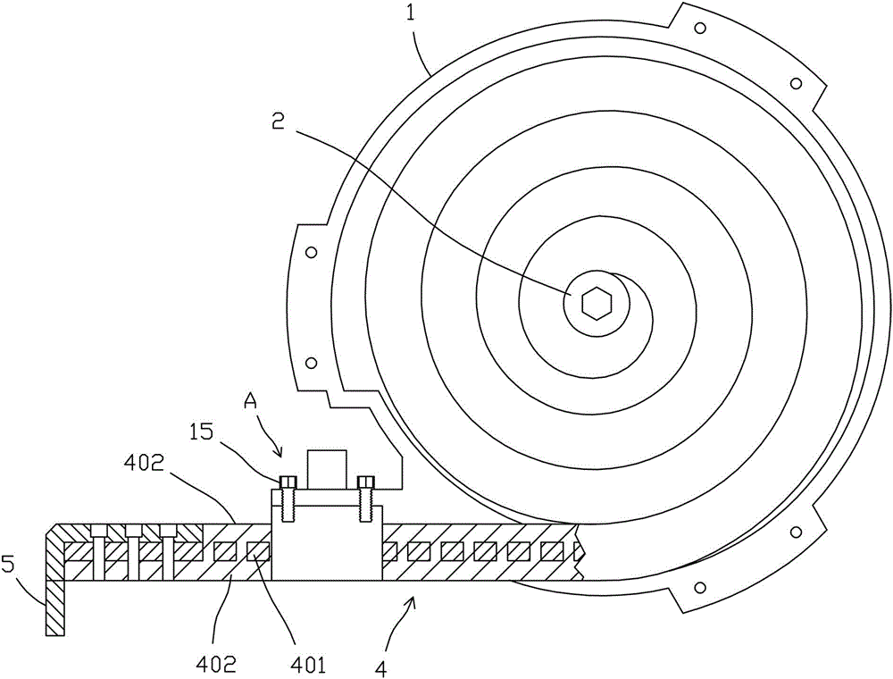 Embedded retractable glass cutter