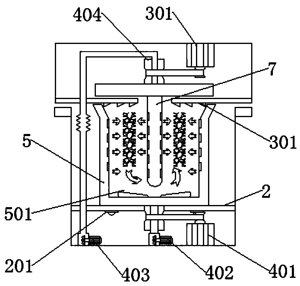 Seed cleaning device utilizing reverse impact force
