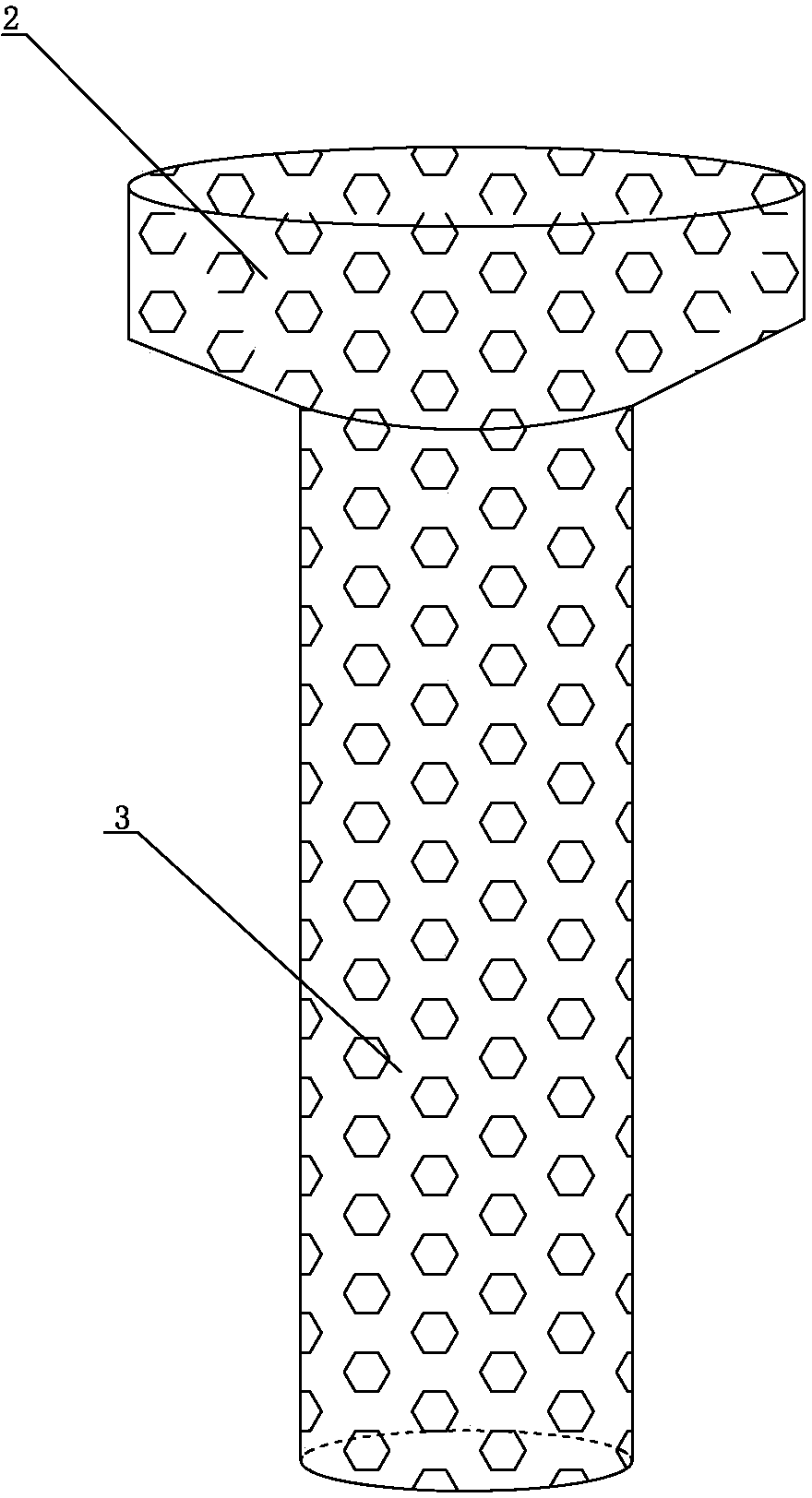 Radius head comminuted fracture in-pile fixing device and method