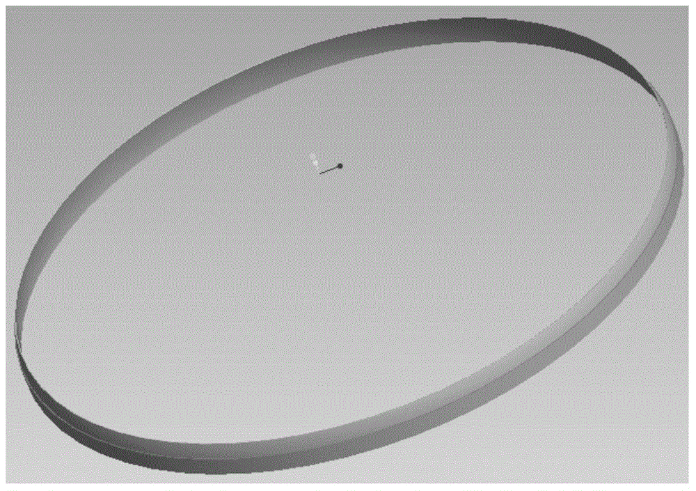 Automatic rocket tank structure three-dimensional model constructing system