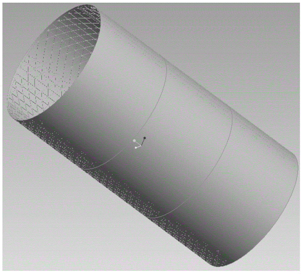 Automatic rocket tank structure three-dimensional model constructing system