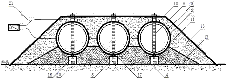 Earth covered storage tank system for storing liquefied hydrocarbon at normal temperature and pressure