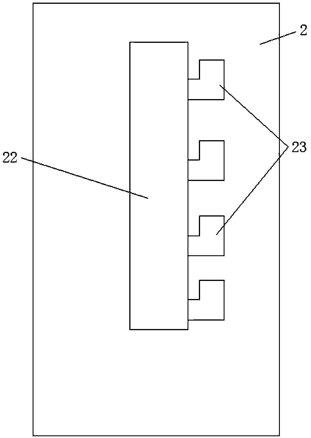 An unmanned aerial vehicle wing folding structure