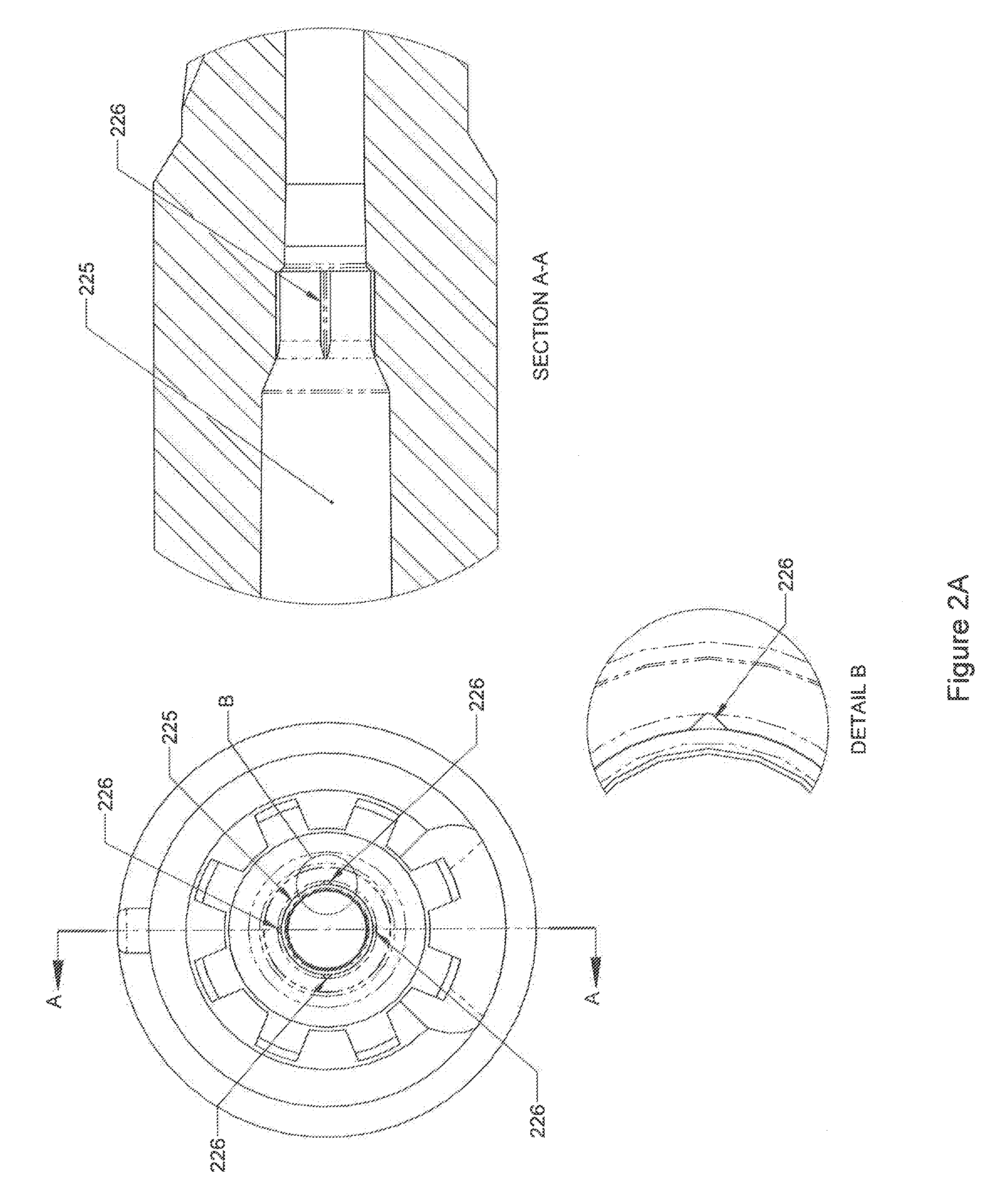 Grooved firearm chamber