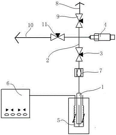 High-pressure hydrogen gas supply device and production method and using method thereof