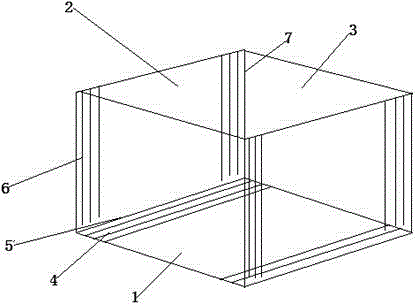 Recyclable transplanting frame