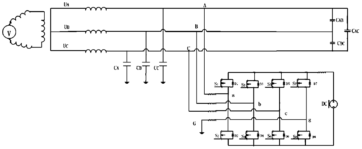 A detection method for ground capacitance current in power network