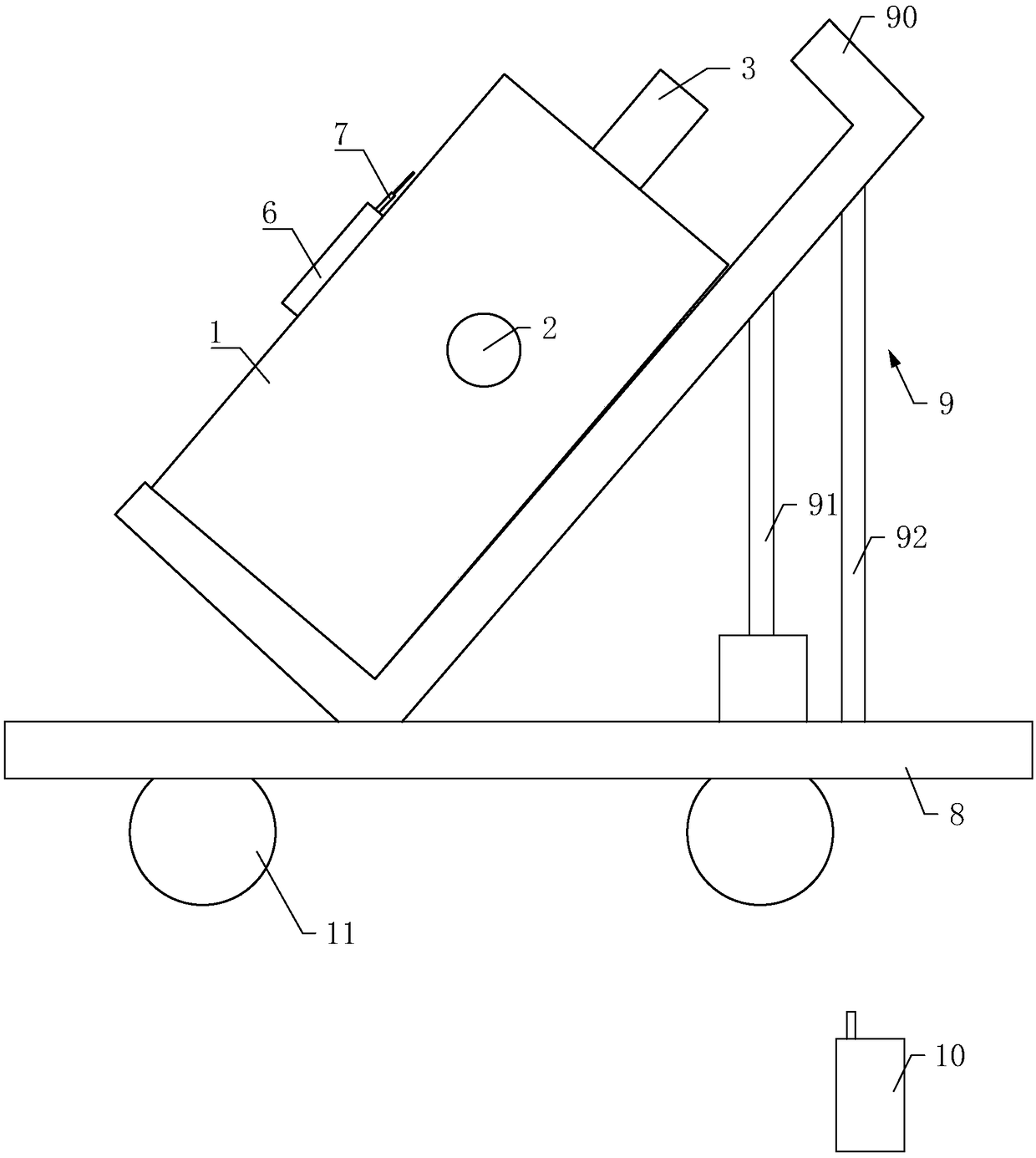 Water and fertilizer integrated device for saline-alkali soil