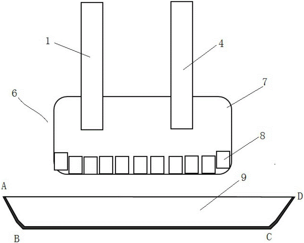 Ink-jet printing system for 3D bent glass cover plate and ink-jet machining method thereof