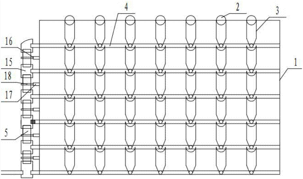 Water recovery device for plant wall