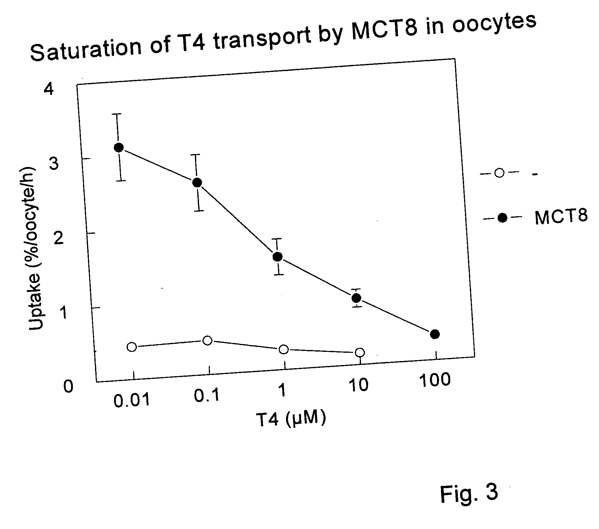 Use of monocarboxylate transporter protein for thyroid hormone transport