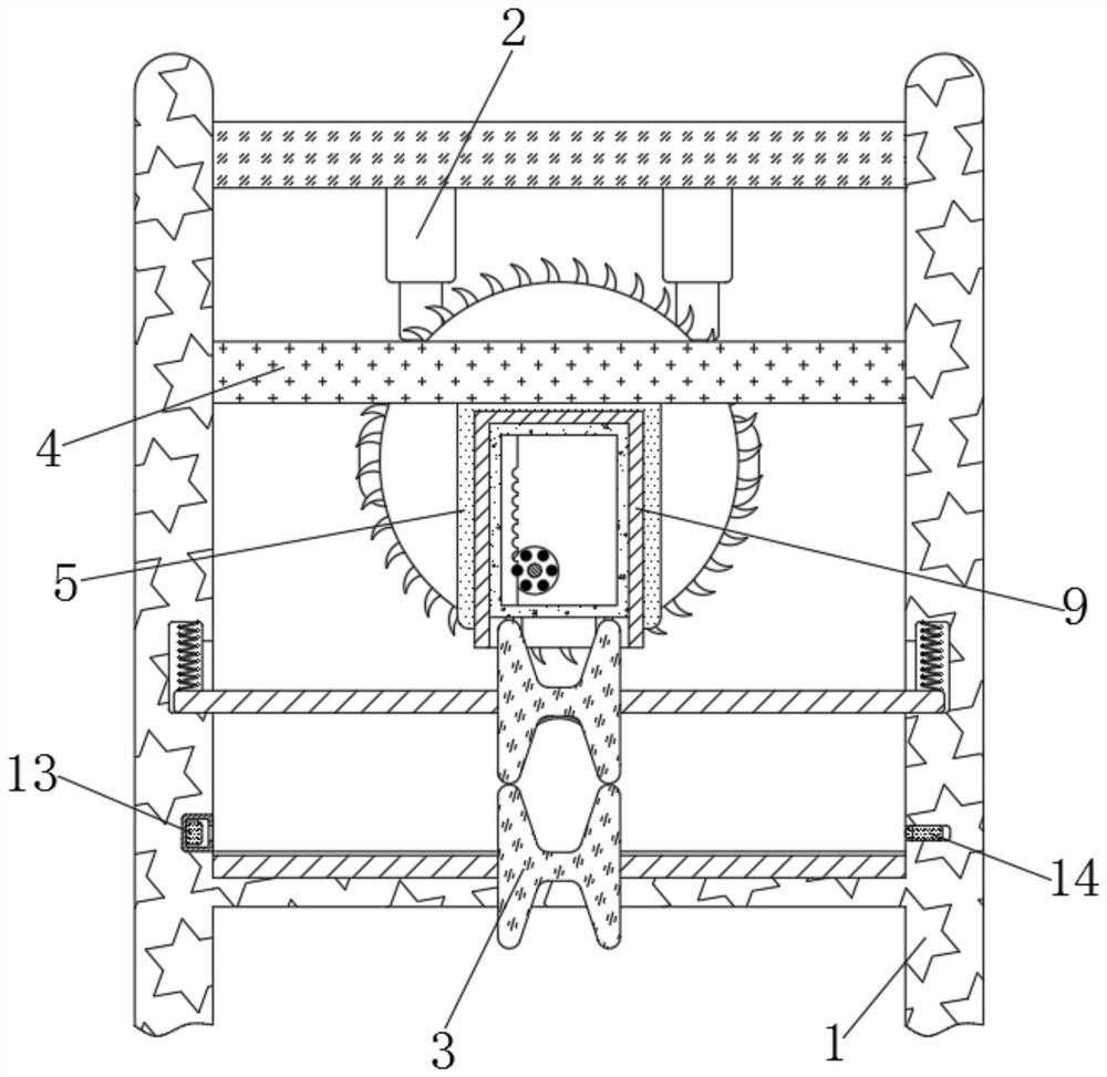 Hardware pipe cutting-off device based on light sensation control principle