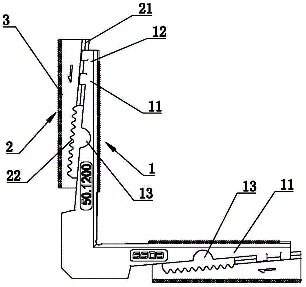 Profile angle assembling device