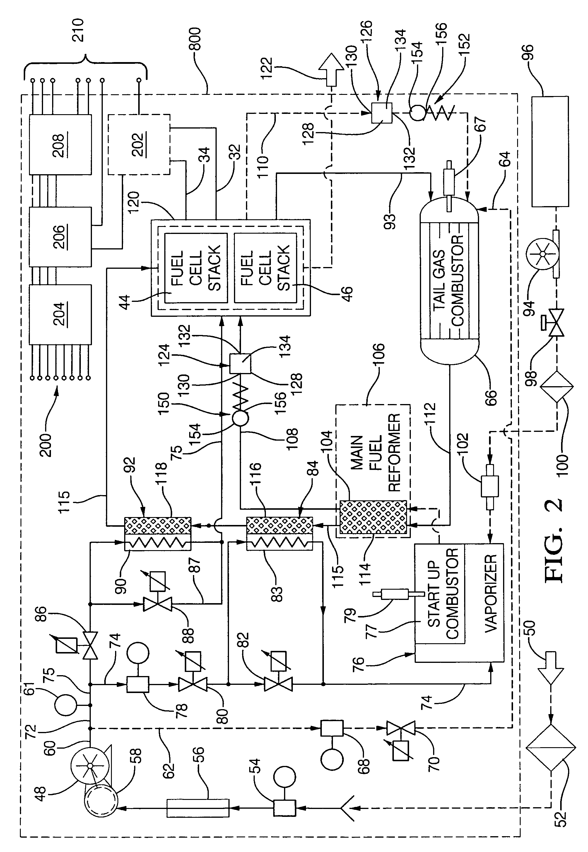 Solid-oxide fuel cell system having an integrated air/fuel manifold