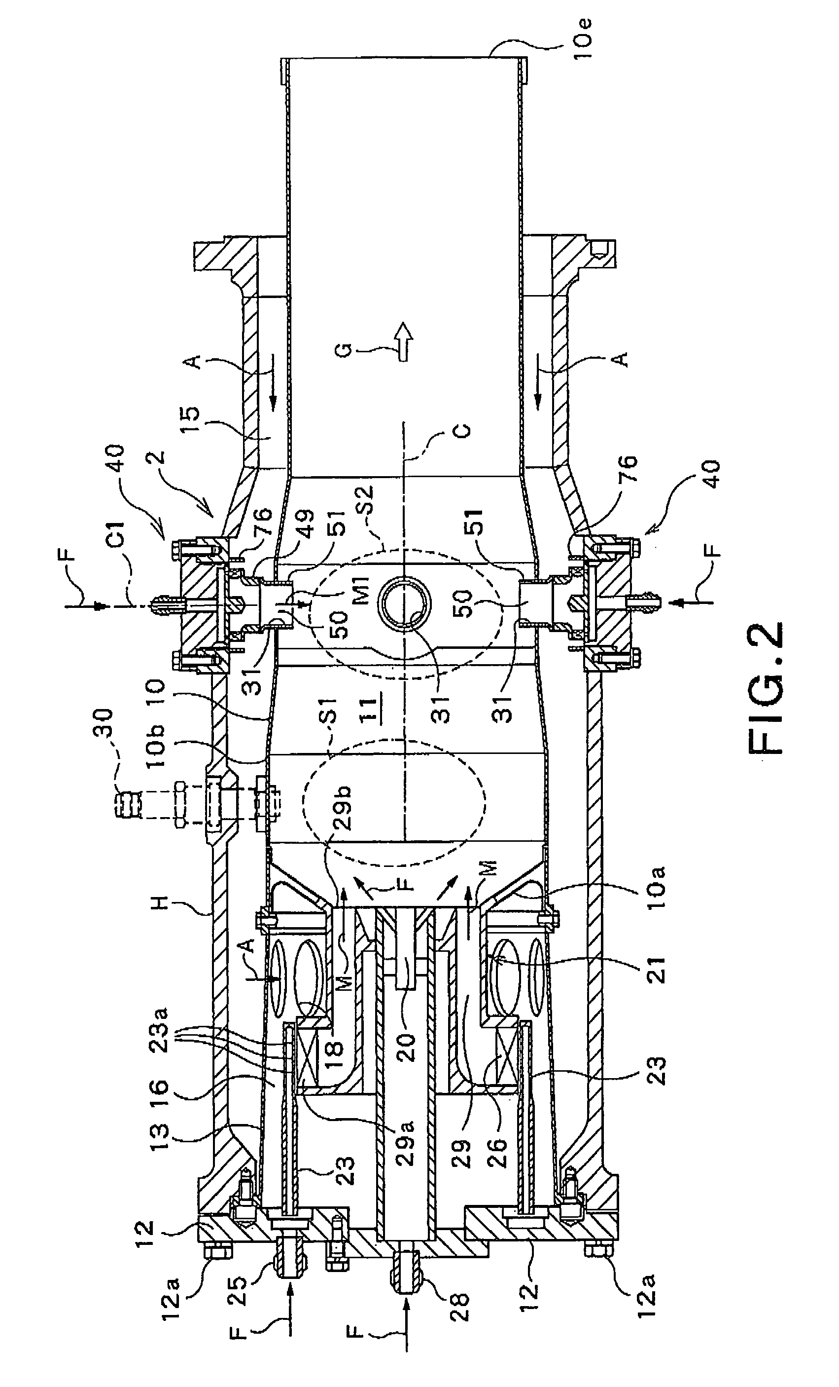 Gas turbine combustor including separate fuel injectors for plural zones