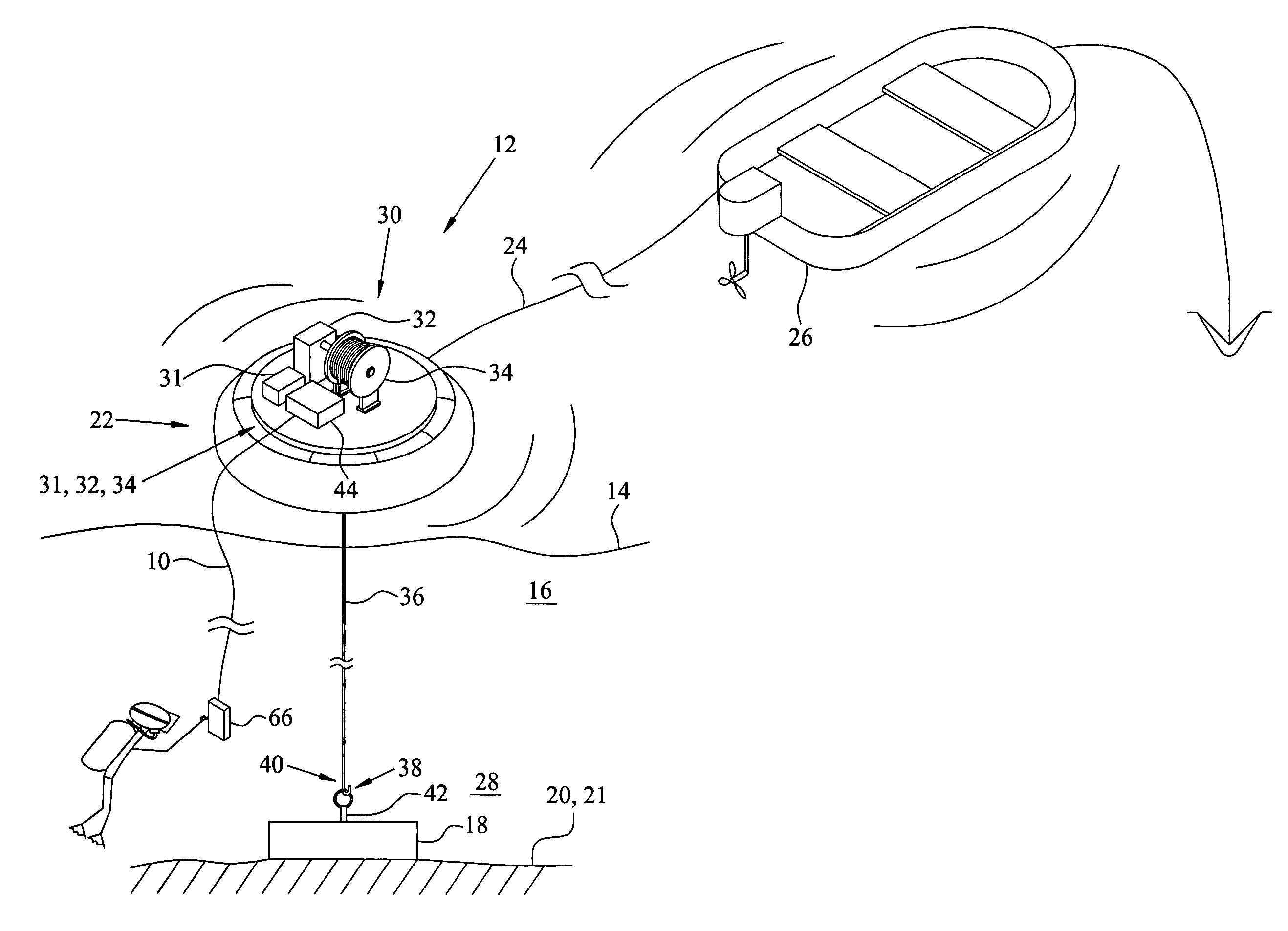 Deep water lift system remote pendant