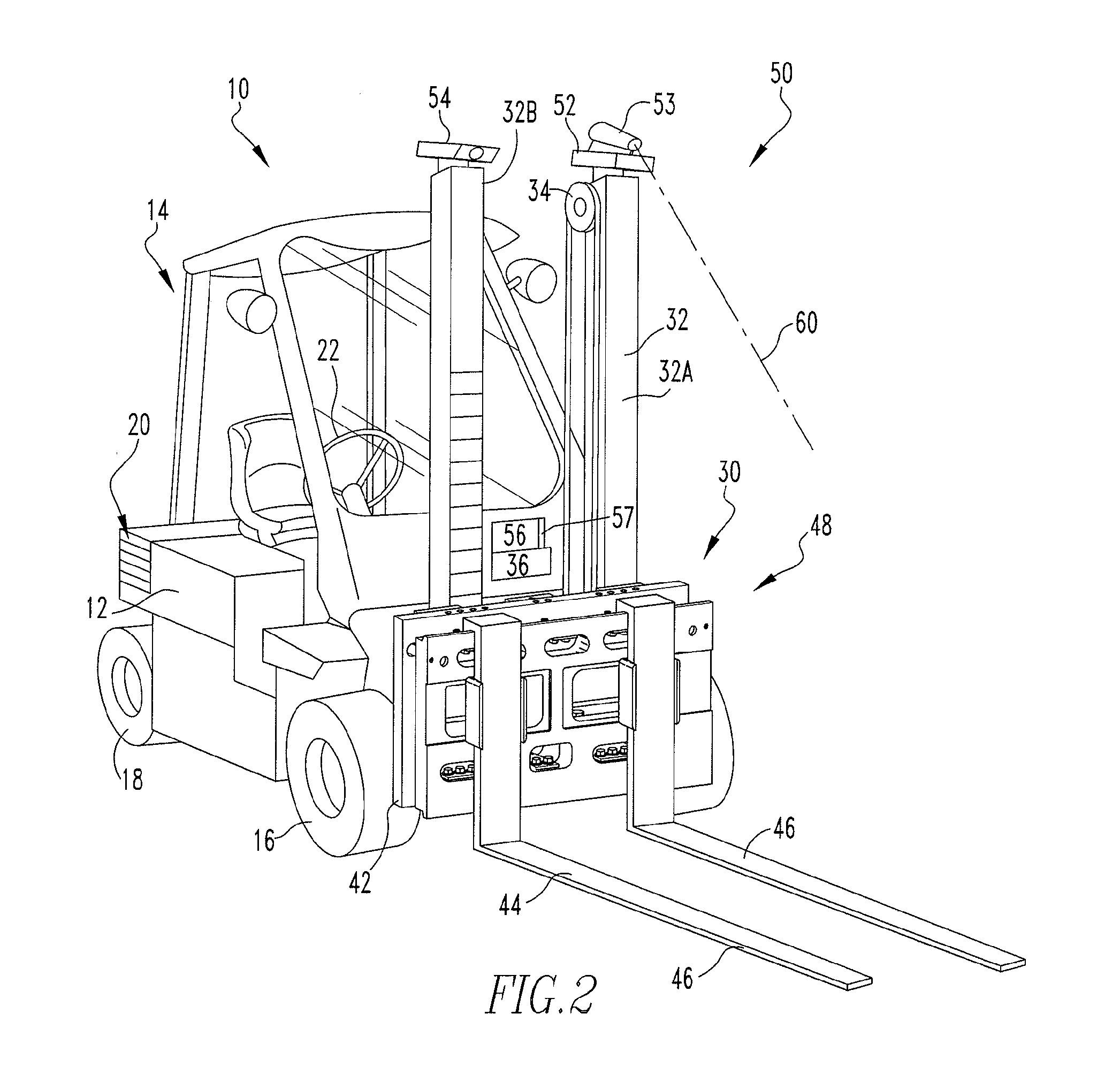 Dimensional Detection System and Associated Method