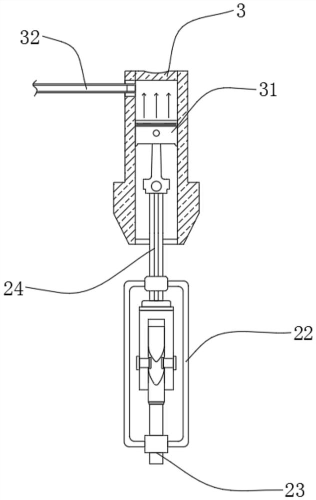 USB socket capable of automatically popping up by utilizing reverse thrust for new generation of information technology