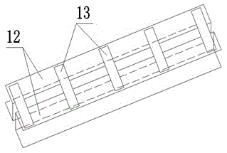 Attached climbing device and installation method of all-steel climbing frame at the retracted part of the structure