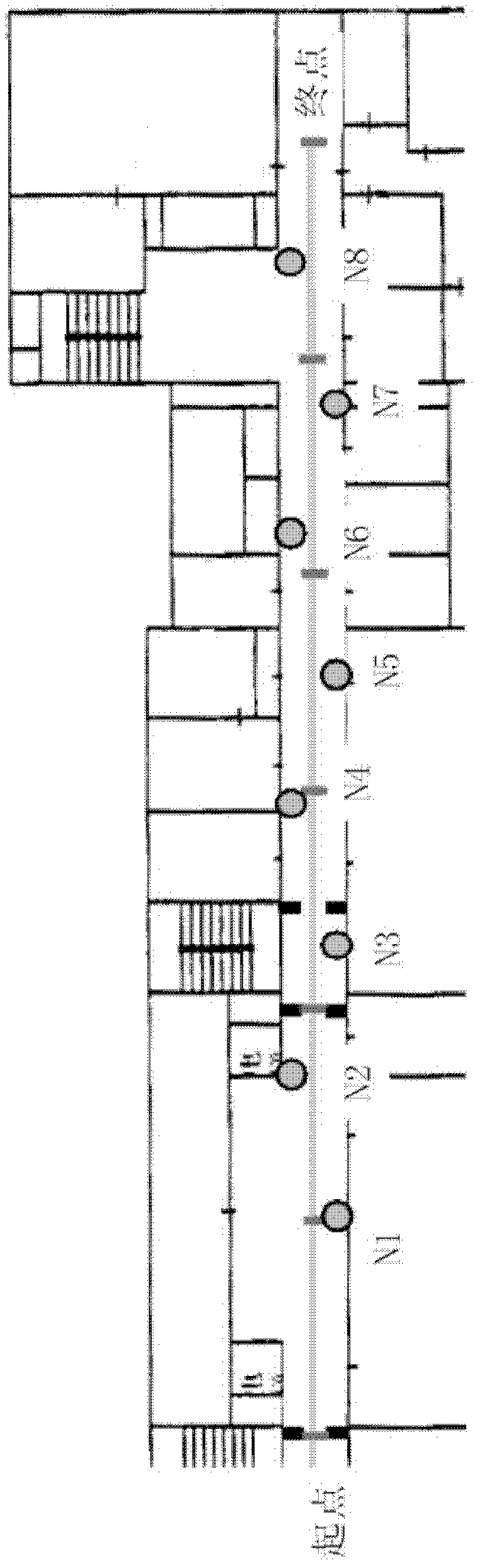 Indoor electronic map generating method and system, and indoor target positioning method and system