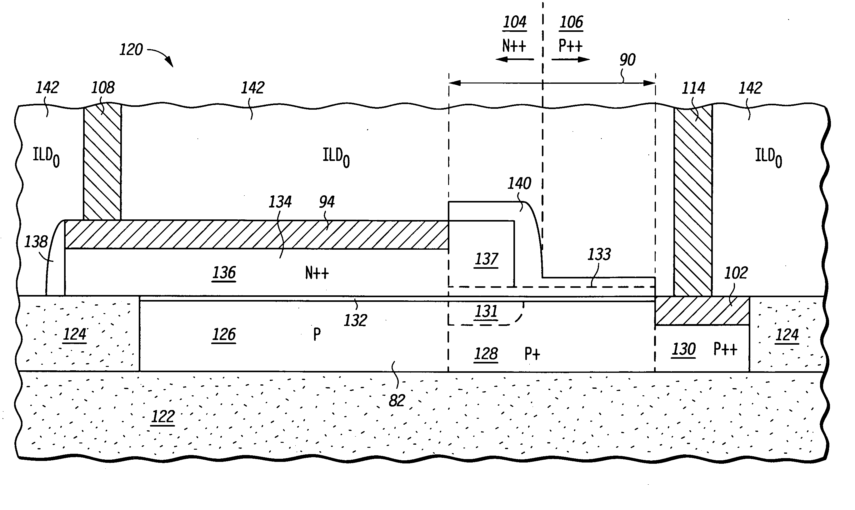 Method and apparatus for forming an SOI body-contacted transistor