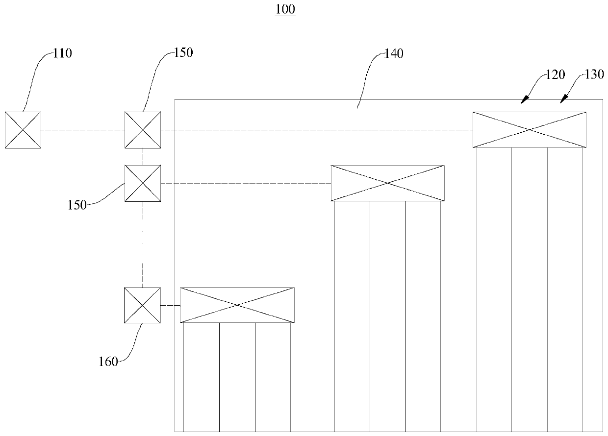 Method and device for realizing parallel rit of large-format multi-path laser