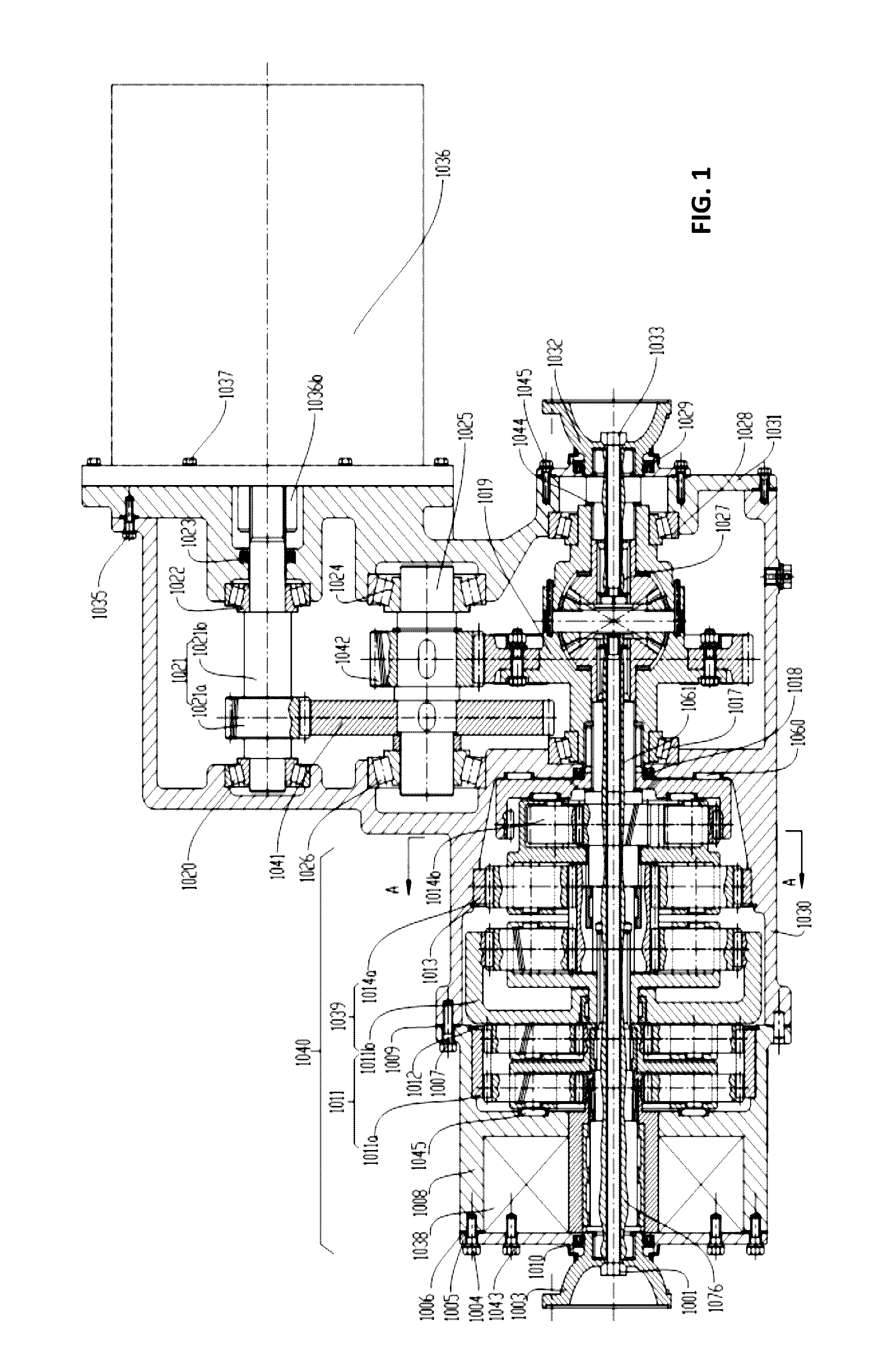 Drive axle of electric distribution torque