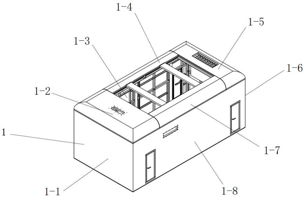 Building block splicing type modular ventilation and noise reduction structure