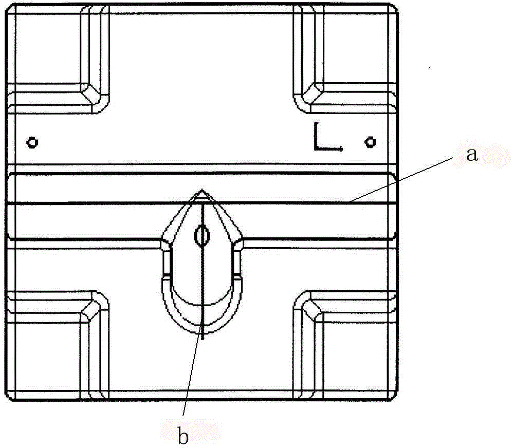 Machining method for mold with protrusion