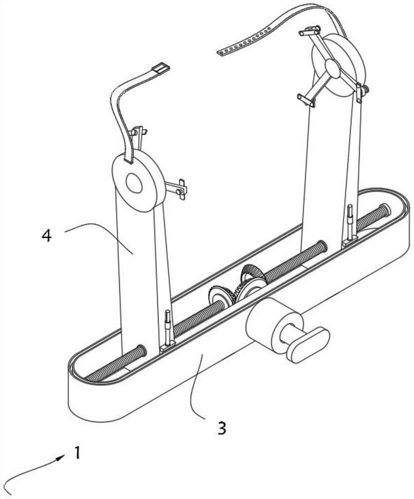 A three-point positioning cranial surgery positioning device