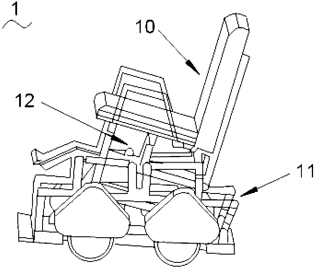 Stair climbing wheelchair capable of crossing obstacles and method for controlling ascending and descending thereof
