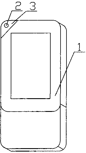 Mobile phone camera capable of shooting by rotating in all directions and achievement method thereof