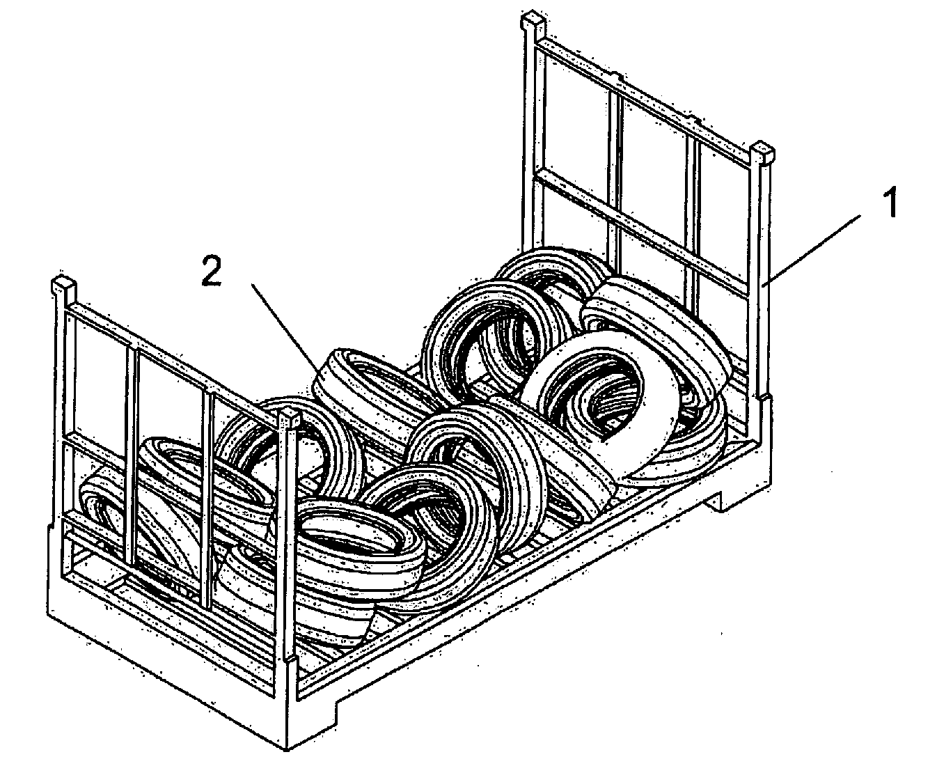 Method And System For Depalletizing Tires Using a Robot