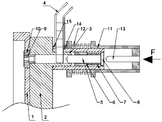 Injection molding pre-buried device
