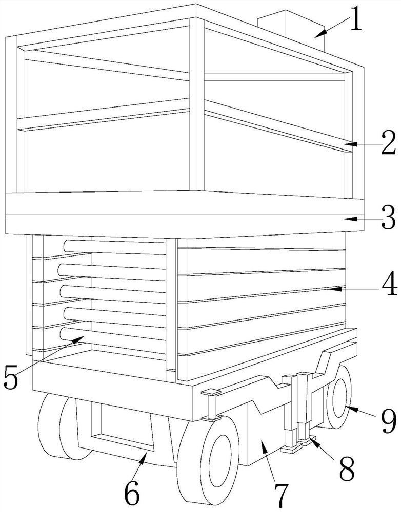 Lifting device for electric power construction