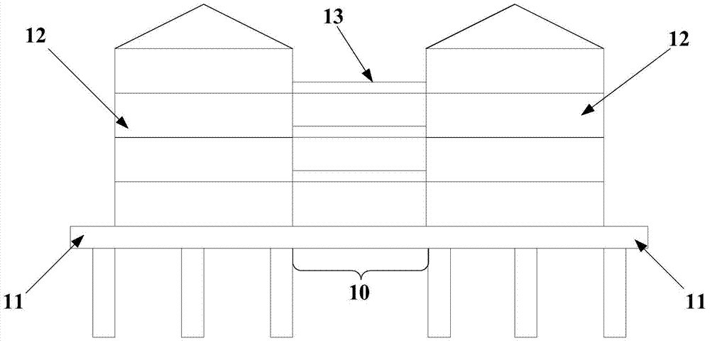 Covered bridge reconstructed based on highway bridge and reconstruction method thereof