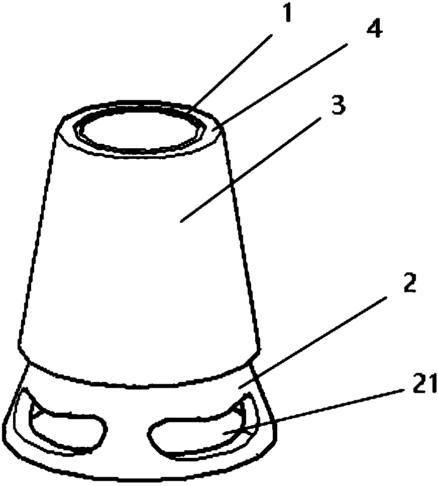 Hollow double-layer anal canal fixing device