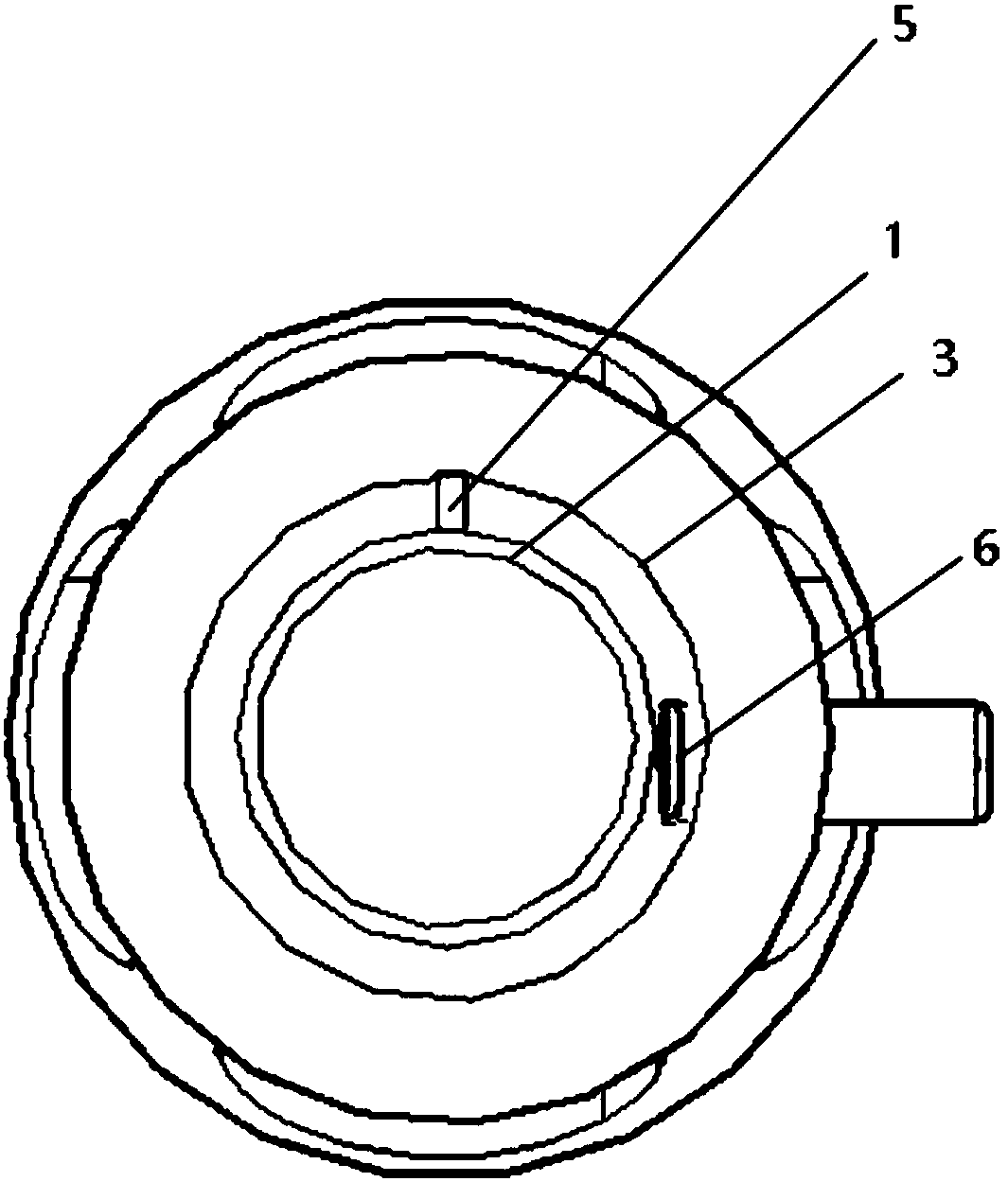 Hollow double-layer anal canal fixing device